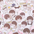 45pcs cute cartoon panda DIY Diary Craft Stickers Scrapbooking decorJA%o