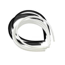 10 Pieces White Black Plastic Frame Dual Row Teeth Hair Hoop Head Band for