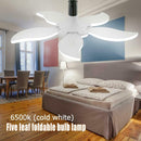 E27 140LED Foldable Bulb Light High Bright Constant Current Garage Lamp