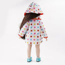 Rainbow Dot Raincoat Hat Clothes For 18in Girl Our Generation_Doll U0X8 I2S E7W5