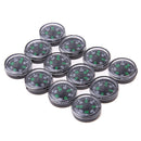 12Pcs/set 20mm Mini Button Compasses Outdoor Camping Hiking Travel Survival