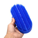 Plastic Curry Comb Adjustable Strap Horse Pony Care Grooming Scraper BrushCle-3C