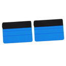2x Vehicle Car Vinyl Film Wrapping Squeegee Felt Edge Stickers Scraper