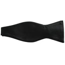 Tuxedo tie satin bow tie for men - black O8L3