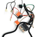 Heavy Duty  H4/9003 Headlight Booster Wire Harness Connector Relay Fuse Socket