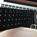 Computer French  Keyboard Film Stickers Letters Alphabet Desktop  Scrub Mo WJC