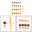 21pcs Useful Reusable Tile Leveling Positioning System Leveler T-lock Floor Tool