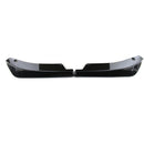 1 Pair Universal Car Rear Bumper Lip Spoiler Splitter Diffuser Gloss Black A