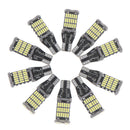 10Pcs White 45 SMD 4014 T15 W16W LED Car Reverse Back Light Bulb 6000 Nw
