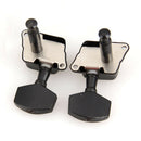 3L3R Chrome Semiclosed Tuning Pegs Machine Heads for Acoustic Guitar Black A