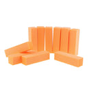 10Pcs Nail Art Buffer Files Block Manicure Buffing Sanding Polish Orange