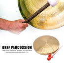 For Band Percussion Musical Instrument Brass Hand Gong with Wooden Stick