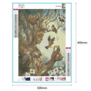 5D DIY Full Drill Diamond Painting Tree Man Cross Stitch Embroidery Mosaic