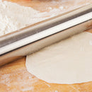 Stainless Steel Rolling Pin Metal*Rolling Pin for Bakers Cookie&Pastry Doug Jv3C