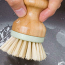 Tableware Multifunctional Tool for Kitchen Cleaning Brush Durable Wooden Ha