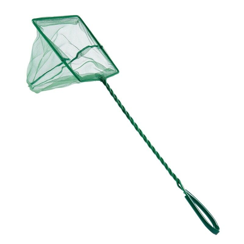 Nylon Aquarium Fish Shrimp Net Meshy, 6-inch, Green