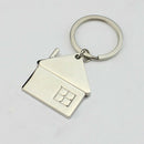 House Home Keyring metal Pendant Keyfob Chrome Key Bag Chain Wedding Gift N Y6P1