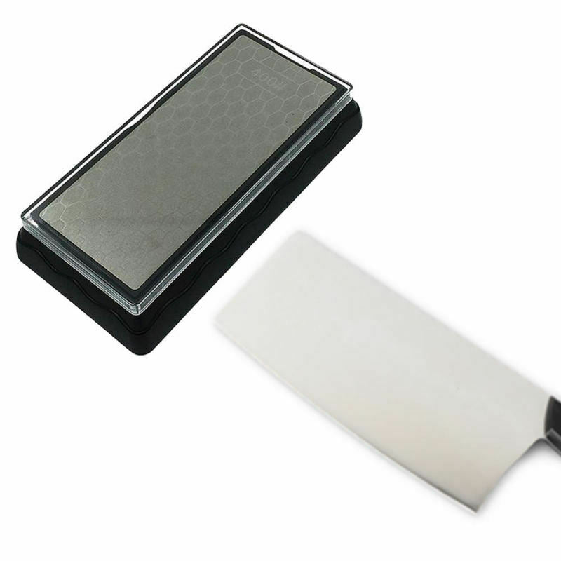 1* New Diamond Coated Plate Sharpener Whetstone Sharpening Stone 400/1000