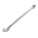 Stainless steel double head reagent sampling spoon 16 cm in length