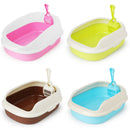 Toilet Bedpan Cat Litter Box Cat Dog Tray Toilet Supply Teddy Anti-Splash P M2U4