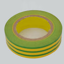 5pcs 17mm*8m Yellow Green Electrical PVC Insulation Tape Flame Retardant Tape