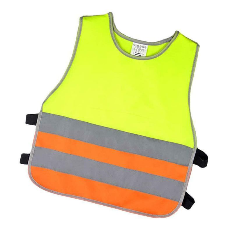 Kids Reflective Vest Traffic with Reflective Strips Outdoor Walking Age 3-12 S