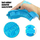 Dog Grooming Brush Rubber Cleaning Massage Comb Glove Tool for Small Large J1I4