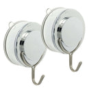 Suction Hook 2 Pack Vacuum Stainless Steel Suction Cup Hooks,Triple Hooks W