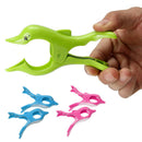 2Pcs Plastic Sun Lounger Beach Towel Wind Large Clips Sunbed Pegs Fun Poo D S4A5