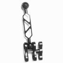 Aluminum Alloy Scuba Diving Light Torch Dual Ball Joint Arm And 2 Butterfly