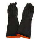 14' Natural Rubber Gloves Acid Alkali Resistant Chemical Gauntlet Lab Supply