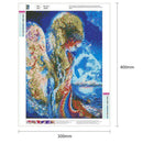 5D DIY Full Drill Diamond Painting Girl Tree Cross Stitch Embroidery Mosaic