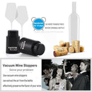 Wine Bottle Stoppers,Real Vacuum Champagne Stoppers,Reusable Wine Preserver