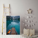 Acrylic Painting By Numbers DIY Clear Lake Drawing Hand Painted Wall Craft