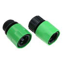 2pcs Hose Connector From Quick Connector To 3/4" Thread Connector