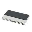 Stainless Steel Business Card Holder Name/Credit/ID Card Case Wallet - Black