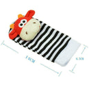 Cartoon Baby Toys 0-12 Months Soft Animal Rattles Infant Children P2F6 L8Y6