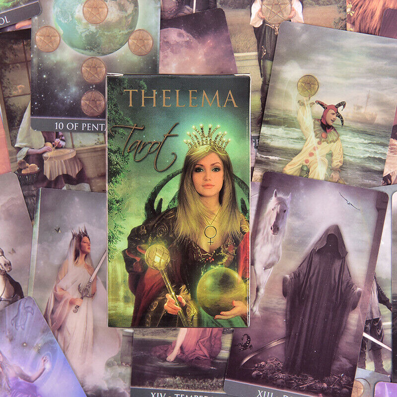 Thelema Tarot Cards Deck Tarot Card Board Game Fate Entertainment Party Play Hn