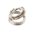 High carbon steel Split Ring Fishing Lure Bait Connector Double Circle