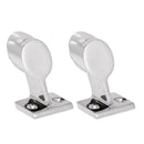 2pcs 316 Stainless Steel Boat Railing Part Hand Rail Fitting, 60 Degree