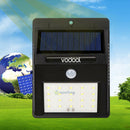 20 LED Solar Power PIR Motion Sensor Wall Light Outdoor Garden Waterproof Lamp