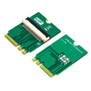 M.2 NGFF Key A/E to PCI-E X1 Adapter Card Expansion Board w/ USB 2.0 Port