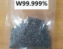 100 grams High Purity 4N 99.999% Wolfram W Metal Lumps Vacuum packing