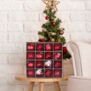 16pcs 6cm Christmas Decoration Balls Tree Hanging Ball Home Ornament (B)