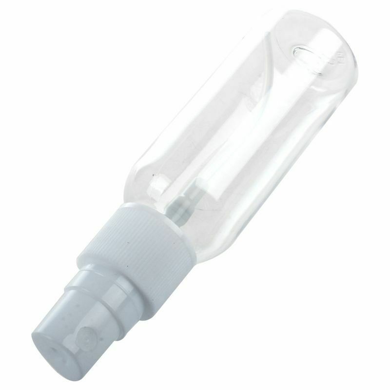 2 Pcs Blue Purple Clear Plastic Make Up Empty Spray Bottle Container C2M2