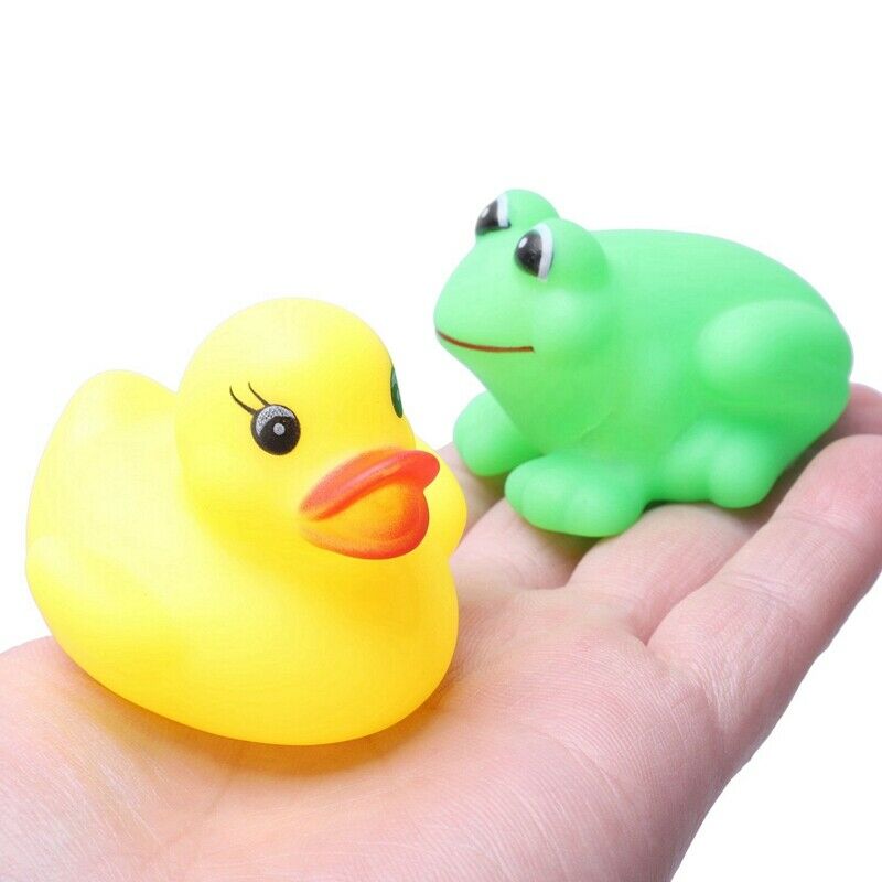 1 set of s & Ducks 5Pcs+5Pcs Baby Bath Tub Toys T3H6