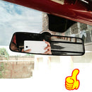 Universal Car Auto Wide Flat Interior Rearview Mirror Adjustable Suction Cup