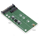 M.2 NGFF SSD Solid State Hard Disk to SATA3 Converter Adapter Card + 1Set Screws