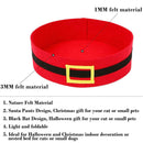 Christmas Cat Calming Bed Round Nest Warm Cat House Felt Nest Self Sleeping Mat