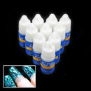 10x 3g False Nail Art Decoration Tips Fast Drying Acrylic Glue Manicure